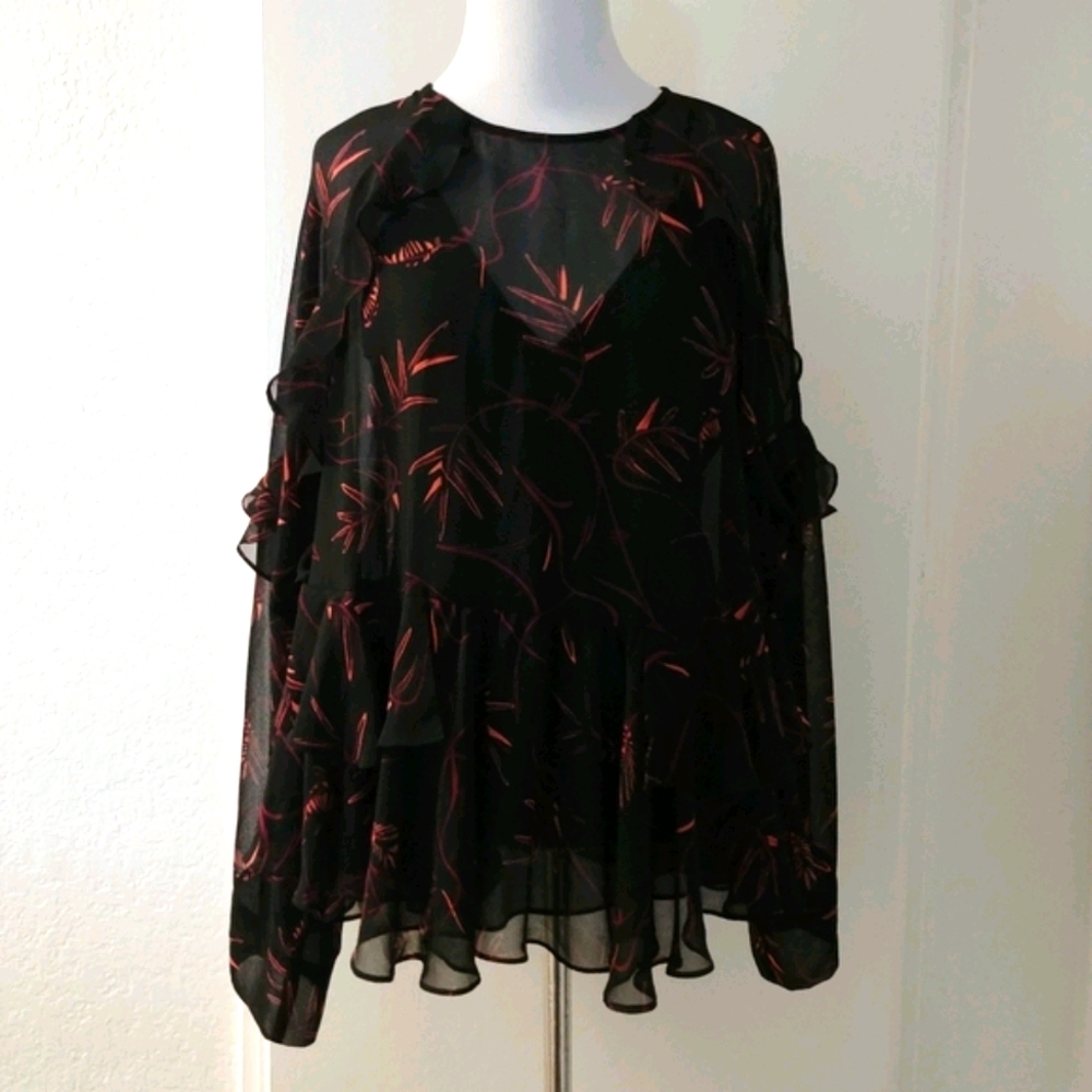 Chelsea28 Tiered Ruffle Top - Picture 3 of 9